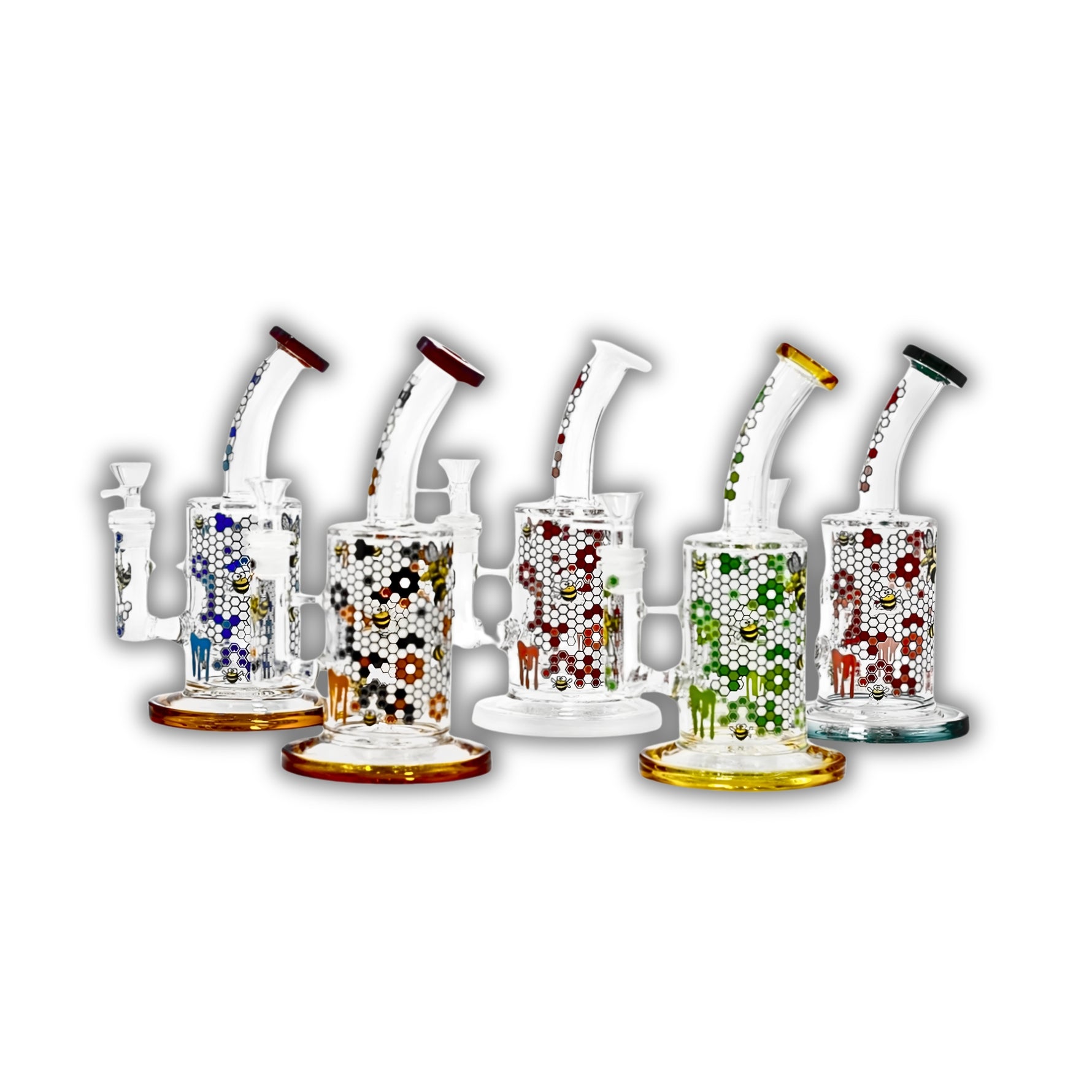 9.5" Honeycomb Water Pipe [HXCP-147P-AA]