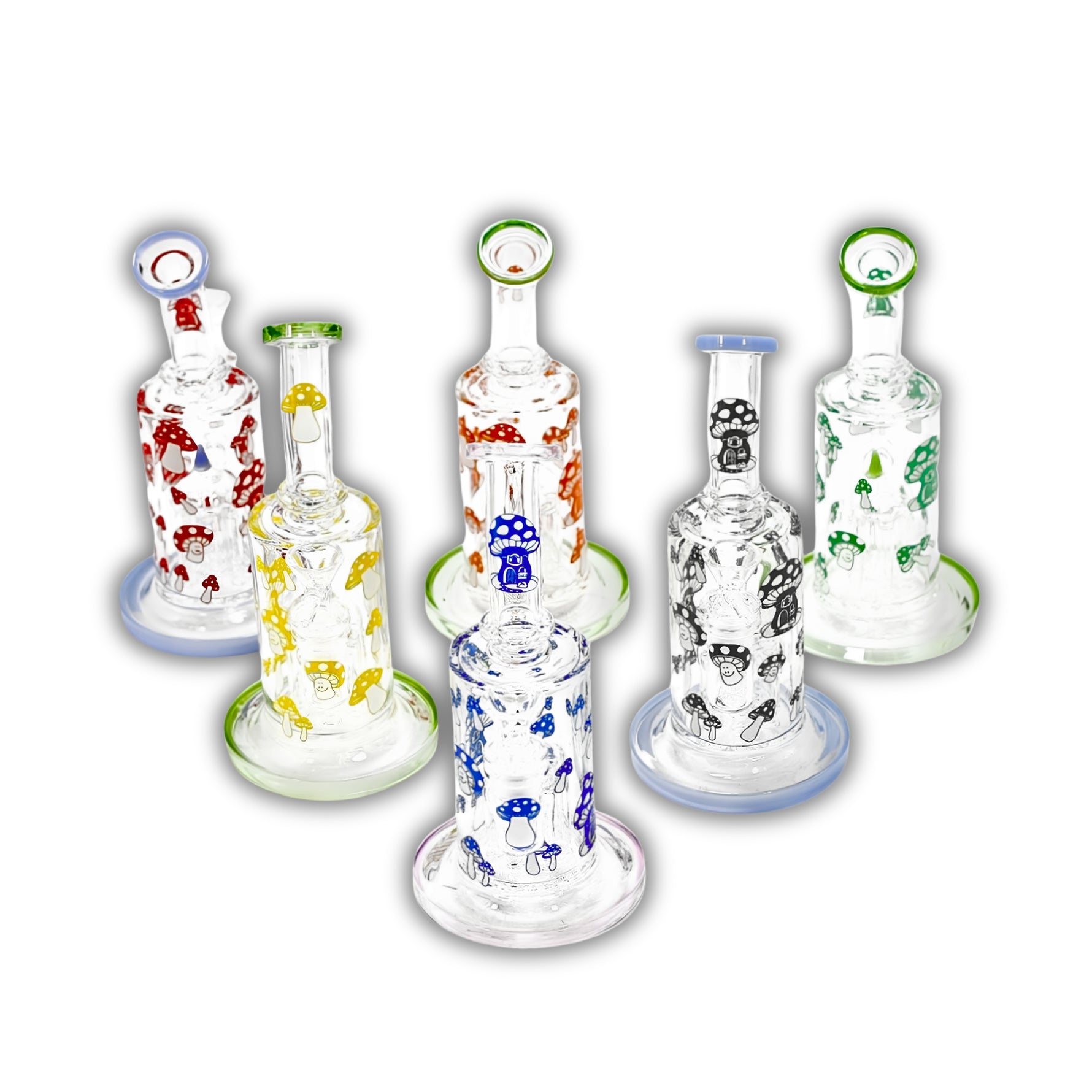 9" Mushroom Water Pipe [HXCP-150P-AA]