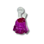 Colorful glass oil burner pipes shaped like helmeted character faces in teal, purple, orange, and green.
